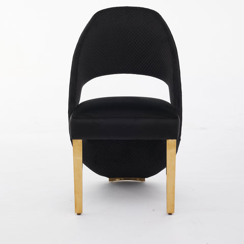 Santorini black Gold Dining Chairs