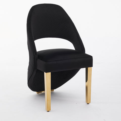 Santorini black Gold Dining Chairs