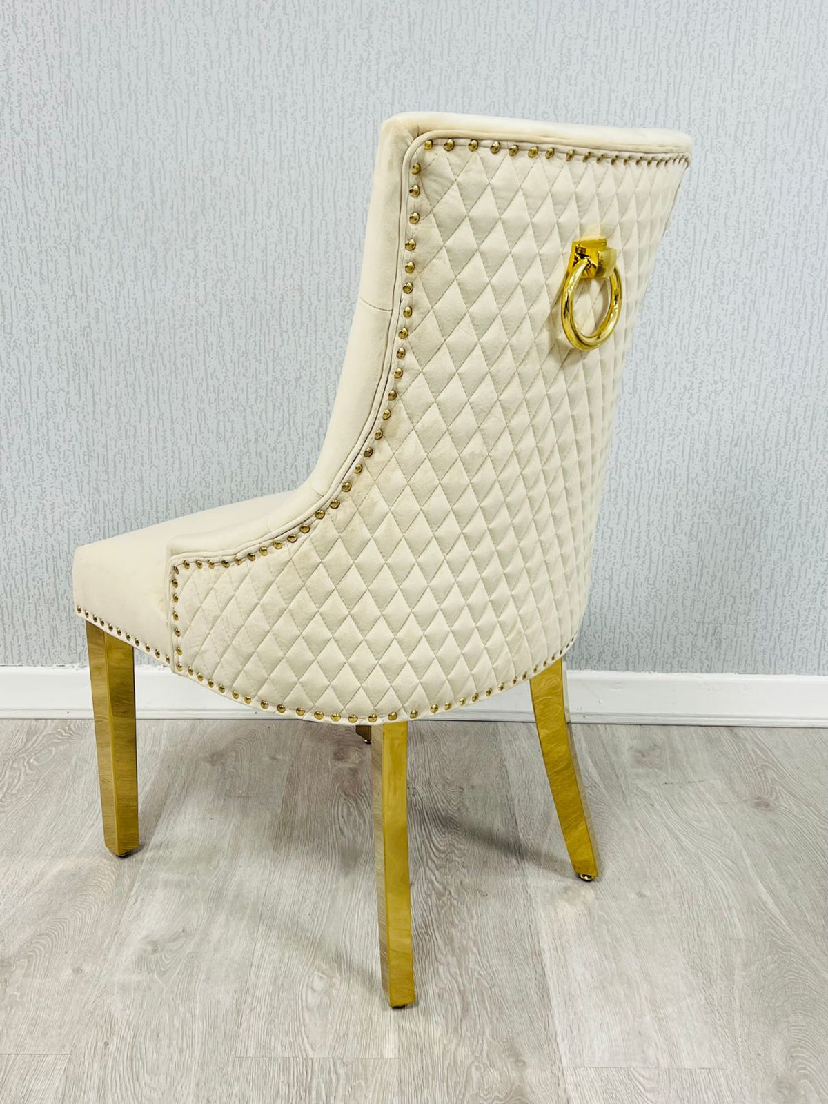 Majestic Ring Knocker Chairs- Mink Gold