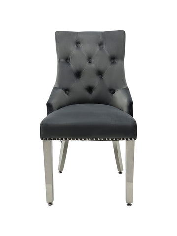 Valencia Dining Chairs- Dark Grey