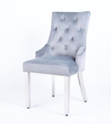 Valencia Dining Chairs- Light Grey