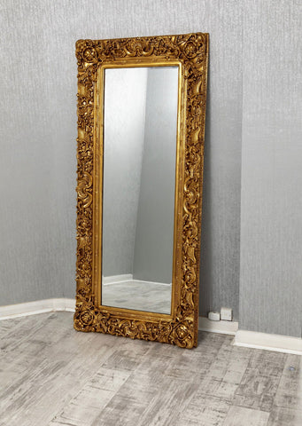 FRENCH ORNATE GOLD MIRROR