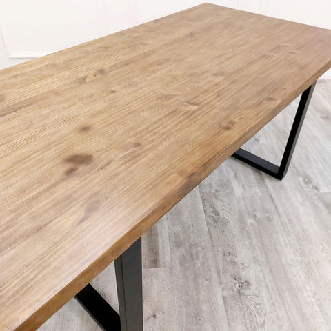 Freya Pine Wood Dining Table