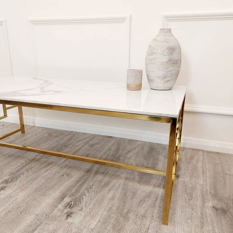 Geo Gold Coffee Table