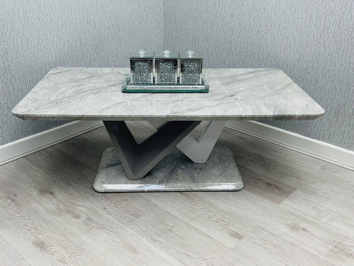 Georgia Coffee Table – Marble Effect
