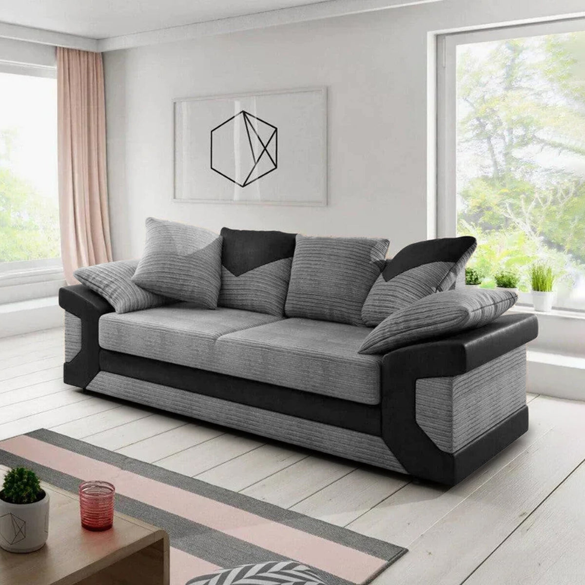 DINO Jumbo Cord 3 Seater Sofa