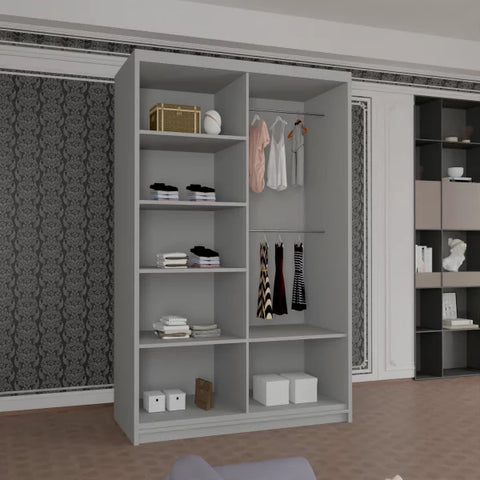 HOUSTON SLIDING WARDROBE 100cm/120cm/150cm/180cm/203cm