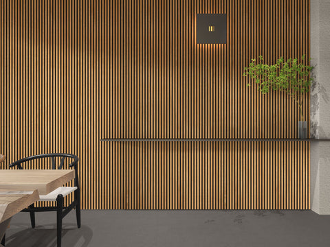 PVC Wall Panel - Light Oak