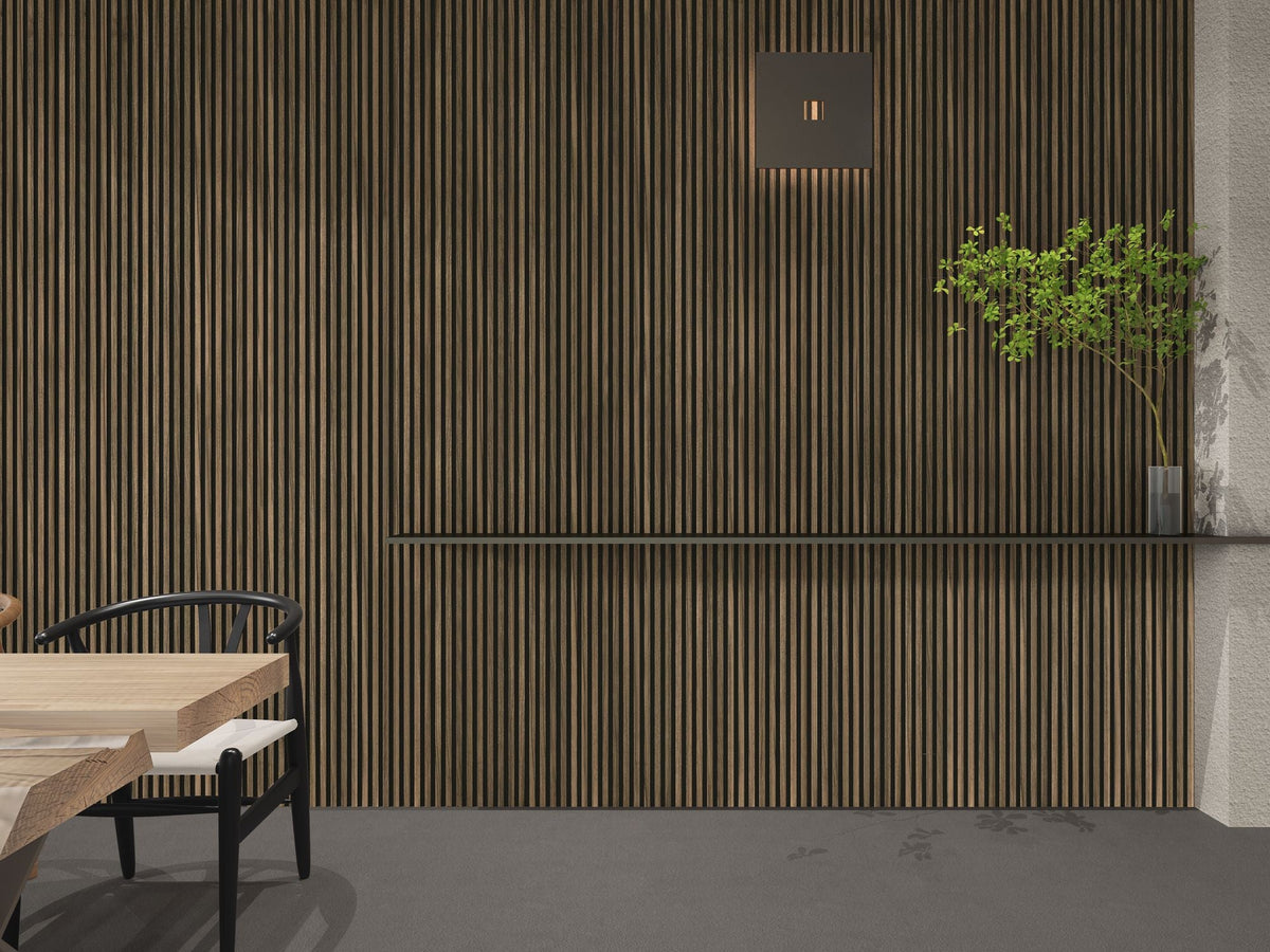 PVC Wall Panel - Dark Oak