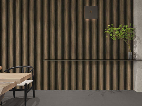 PVC Wall Panel - Dark Oak