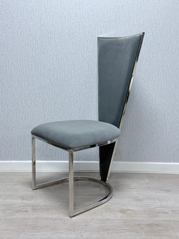 1.8M Grey Elina with Grey Vienna Chairs