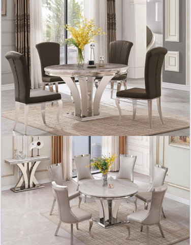 Round Charisma Table With Samantha Chairs