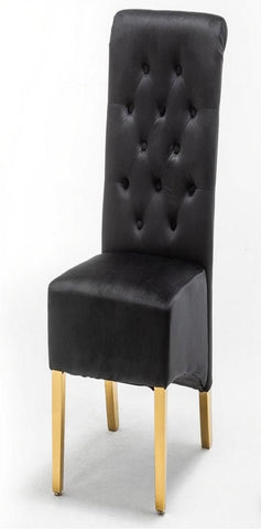 Sofia Black Gold Ring Knocker Chairs