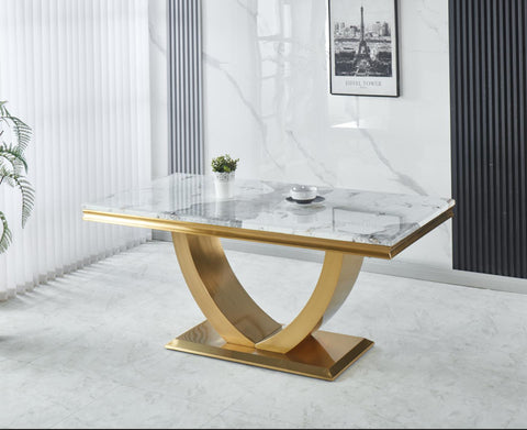 Arial Gold Dining Tables