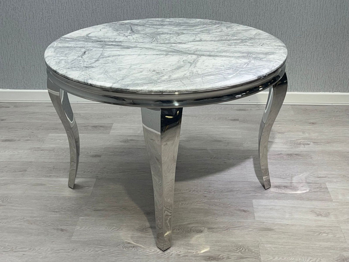 Italian Grey  Marble Round Table