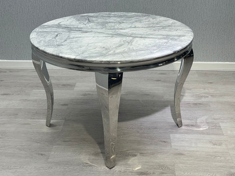 Italian Grey  Marble Round Table