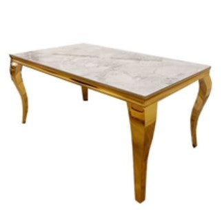 Louis Gold Rectangular/Round Dining Tables