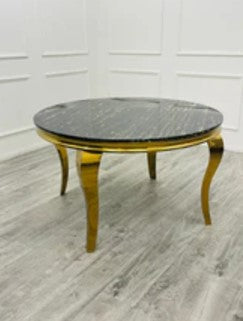 Louis Gold Rectangular/Round Dining Tables