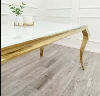 Louis Gold Rectangular/Round Dining Tables