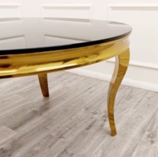 Louis Gold Rectangular/Round Dining Tables