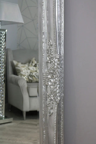 Large Paris Silver Mirror