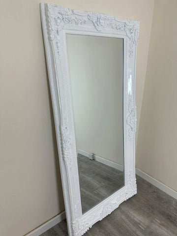Large Paris White Mirror