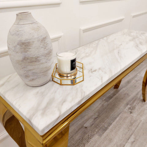 Louis Gold Console Table