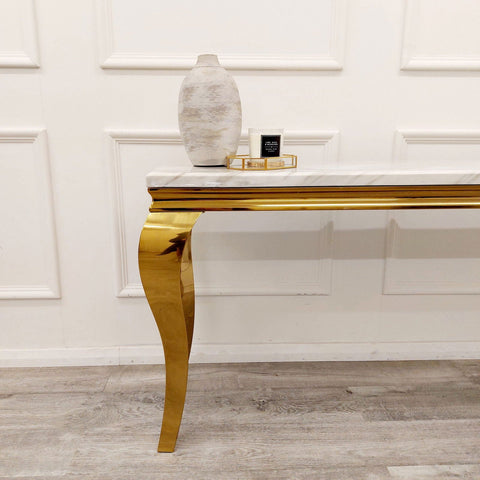 Louis Gold Console Table