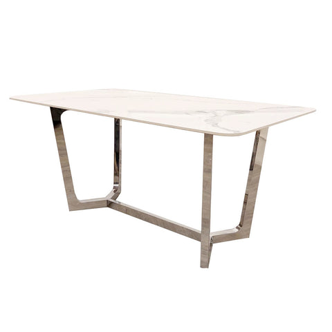 Lucein 1.6 Chrome Dining Table