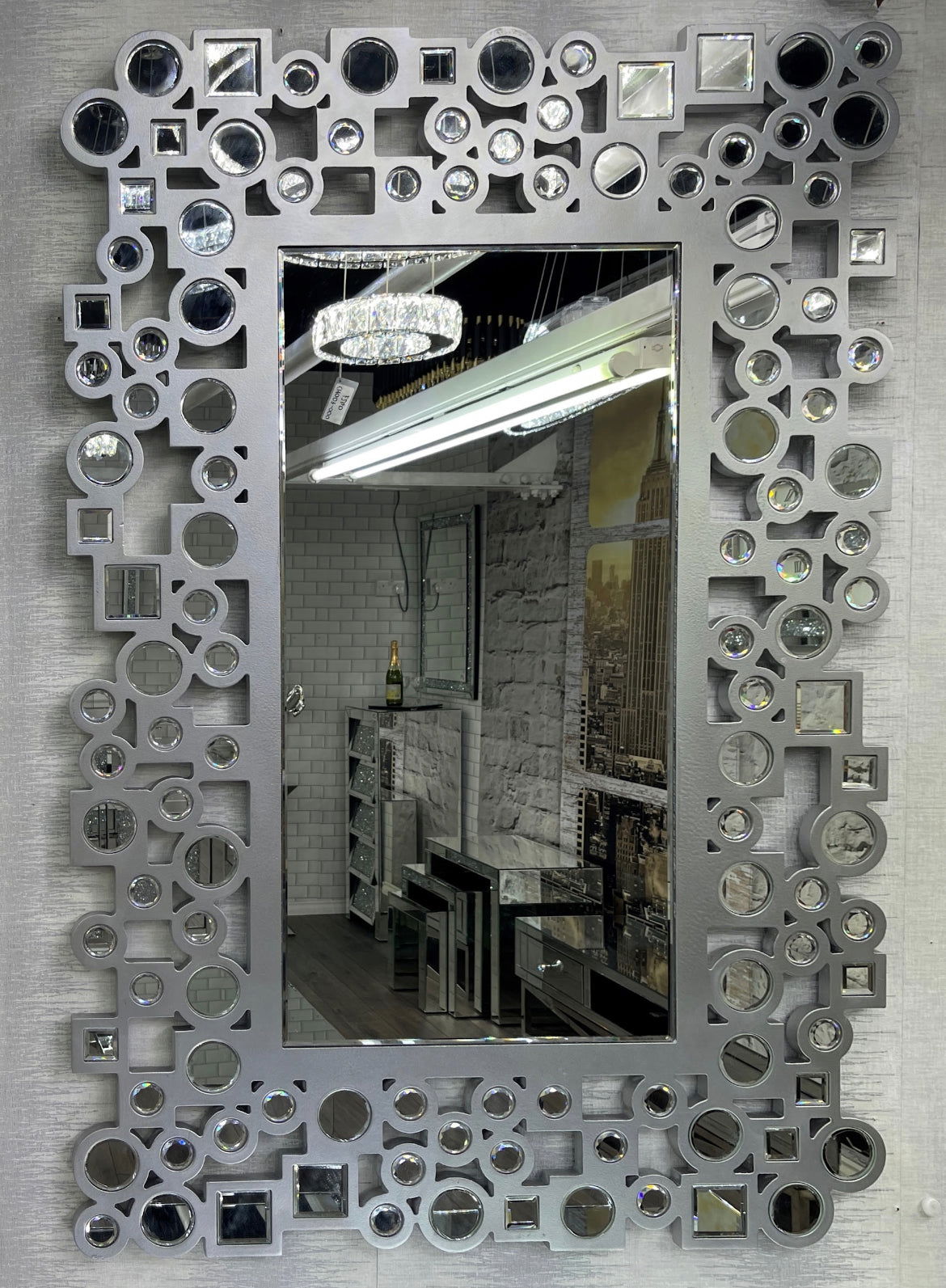 METAL FACIA WALL MIRROR