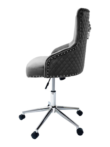 Majestic Office Chairs- Grey Velvet