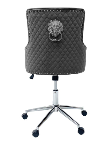 Majestic Office Chairs- Grey Velvet