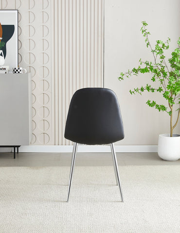 Mexico PU Dining Chairs- Black