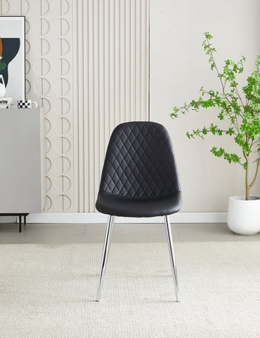 Mexico PU Dining Chairs- Black