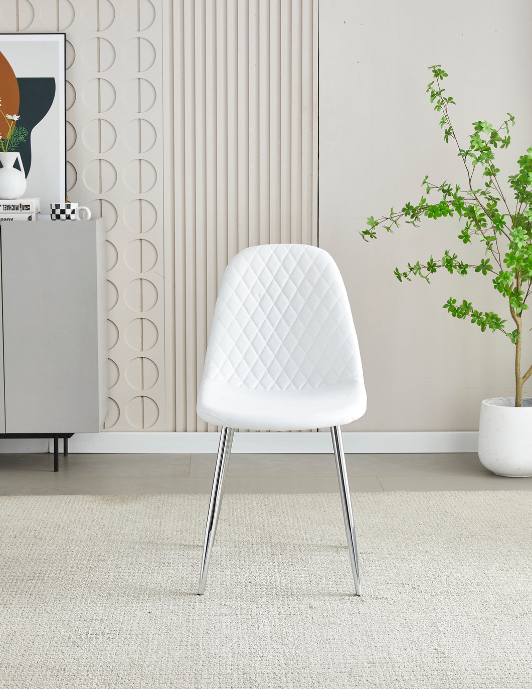 Mexico PU Dining Chairs- White
