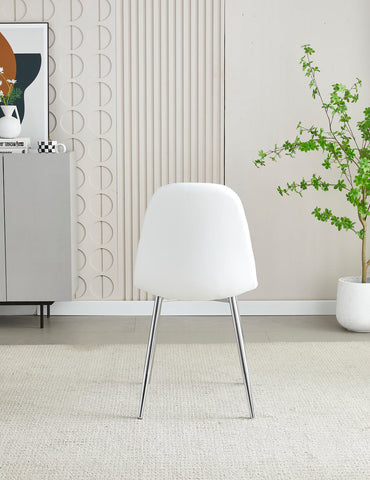 Mexico PU Dining Chairs- White