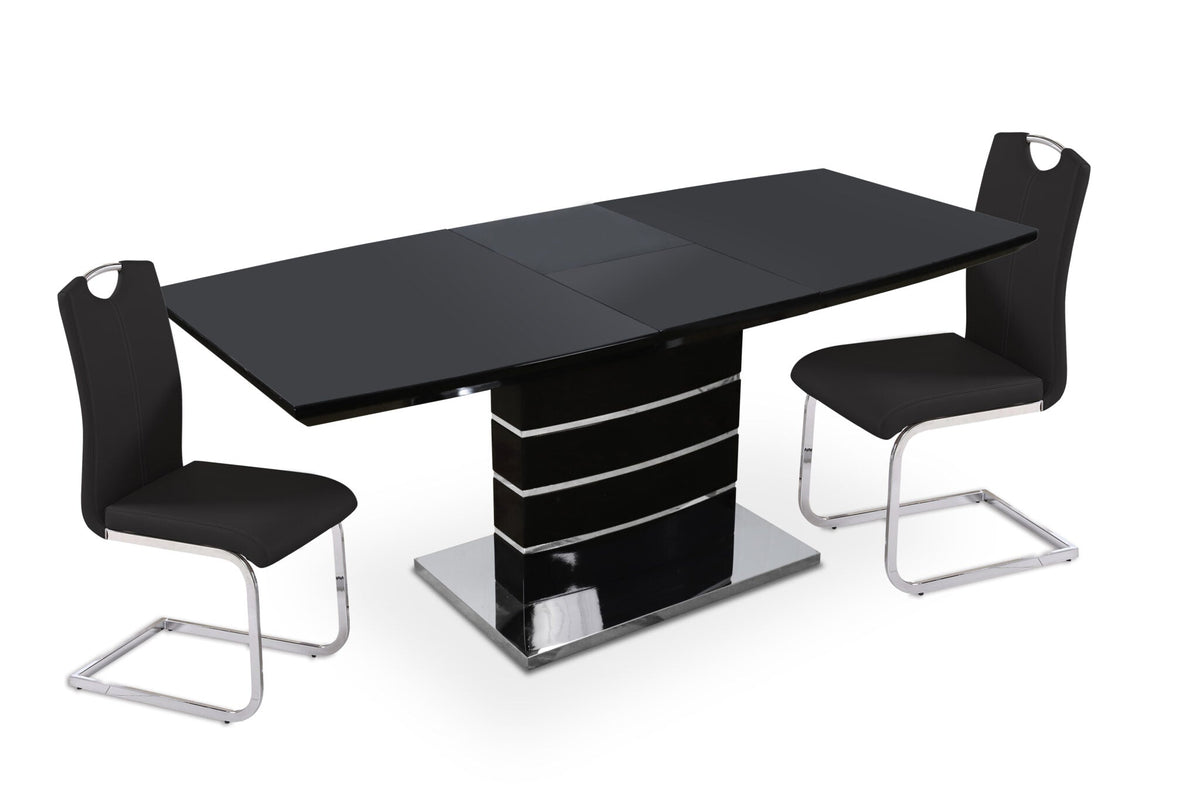 Milan Dining Chairs- Black