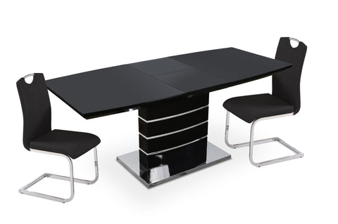 Milan Dining Chairs- Black