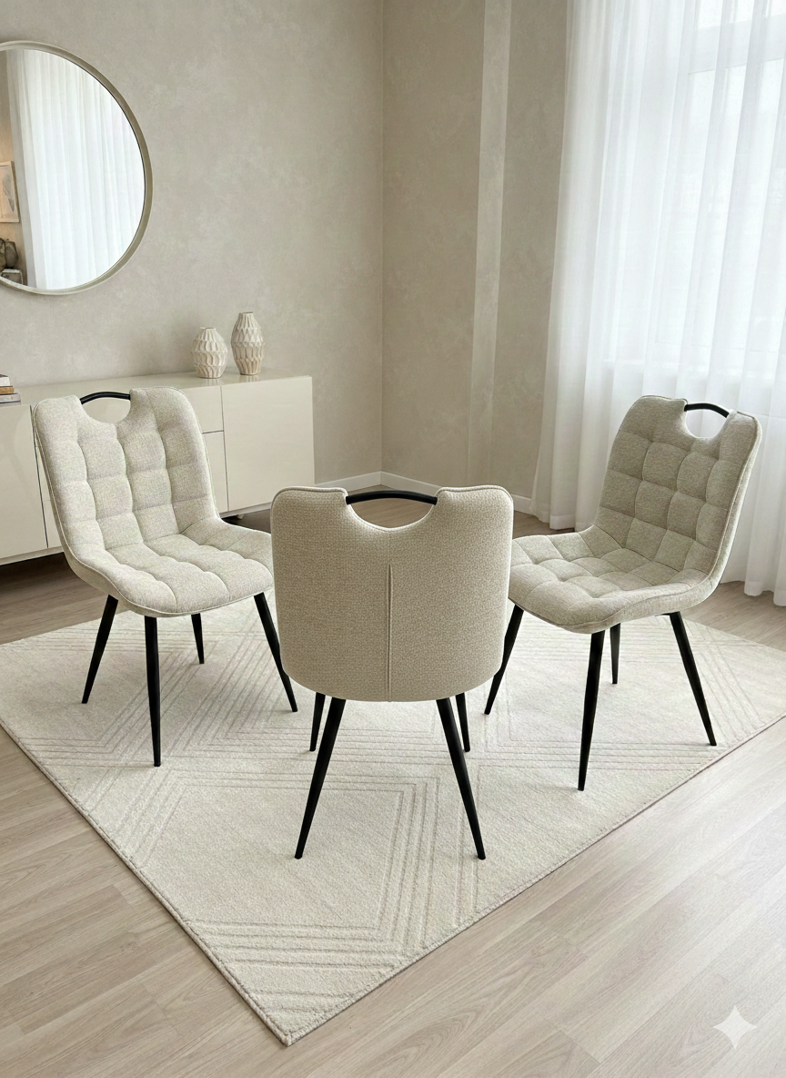 Monza Beige Dining Chair
