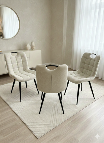 Monza Beige Dining Chair