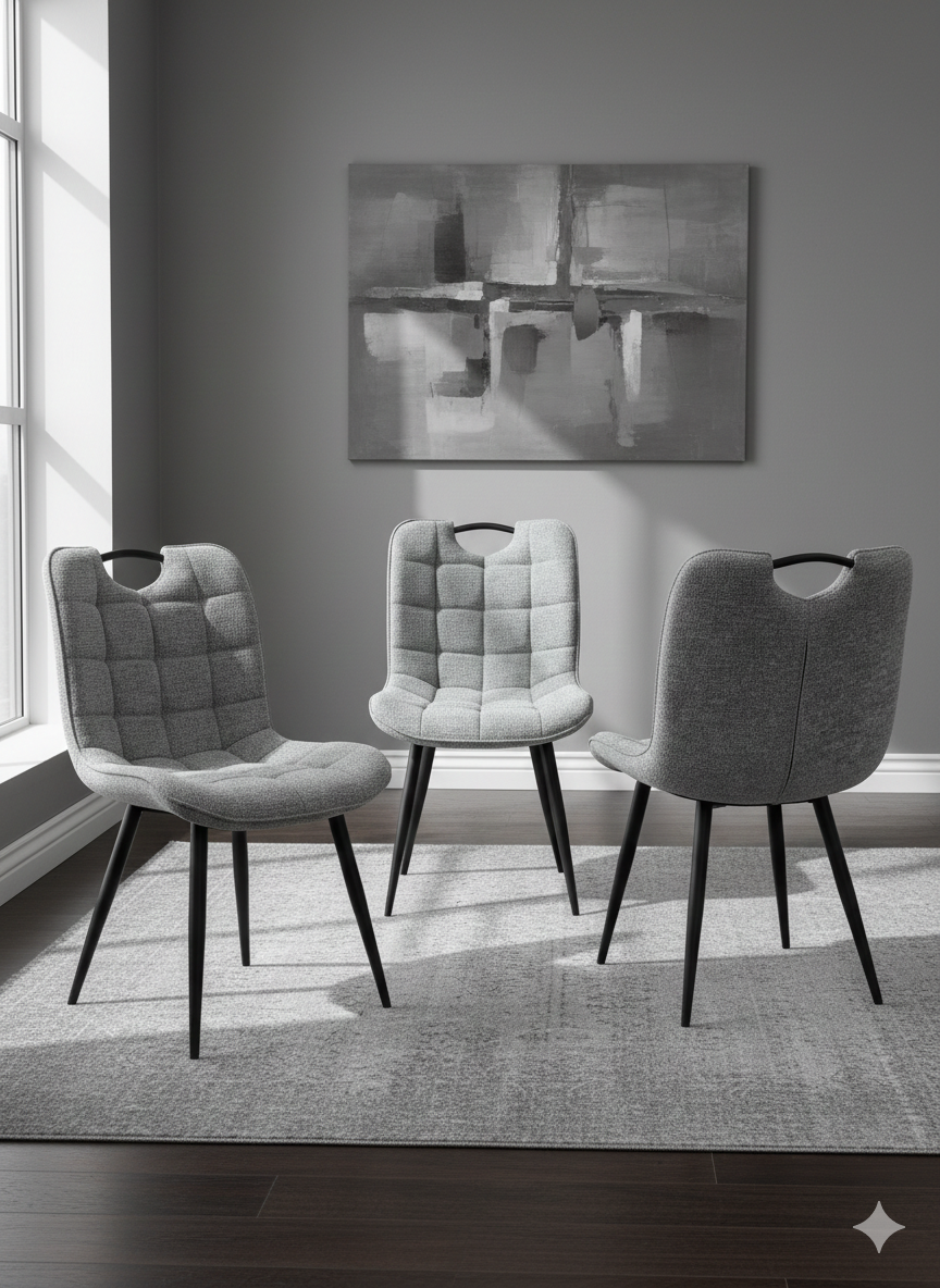 Monza Grey Dining Chairs
