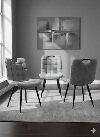 Monza Grey Dining Chairs