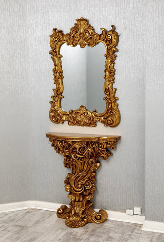 ORNATE GOLD CONSOLE