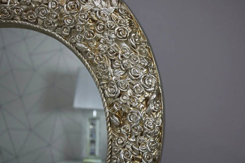 ROSA HEART MIRROR CHAMPAGNE