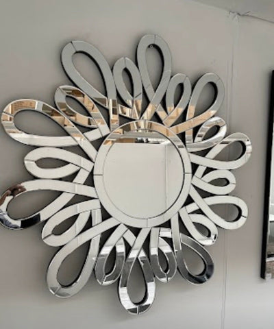 SWIRL MIRROR ROUND