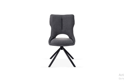 Roseland 360 Swivel Grey Dining Chair