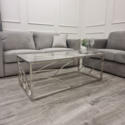 Stella Chrome Coffee Table