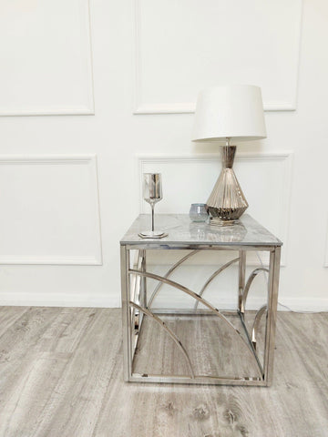 Stella Chrome Lamp Table
