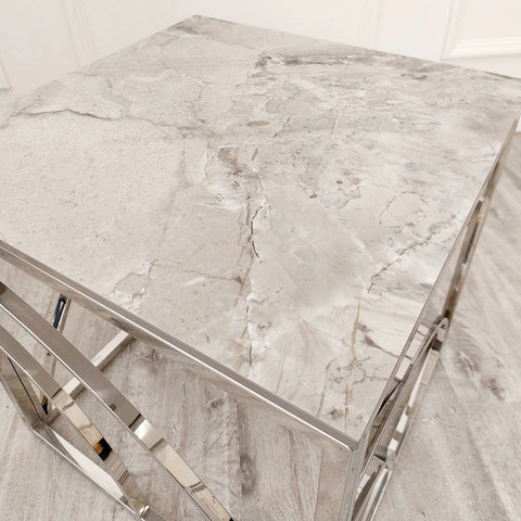 Stella Chrome Lamp Table