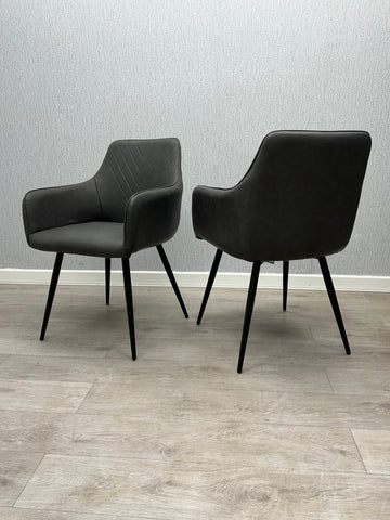 Stanford Dining Chairs- Grey